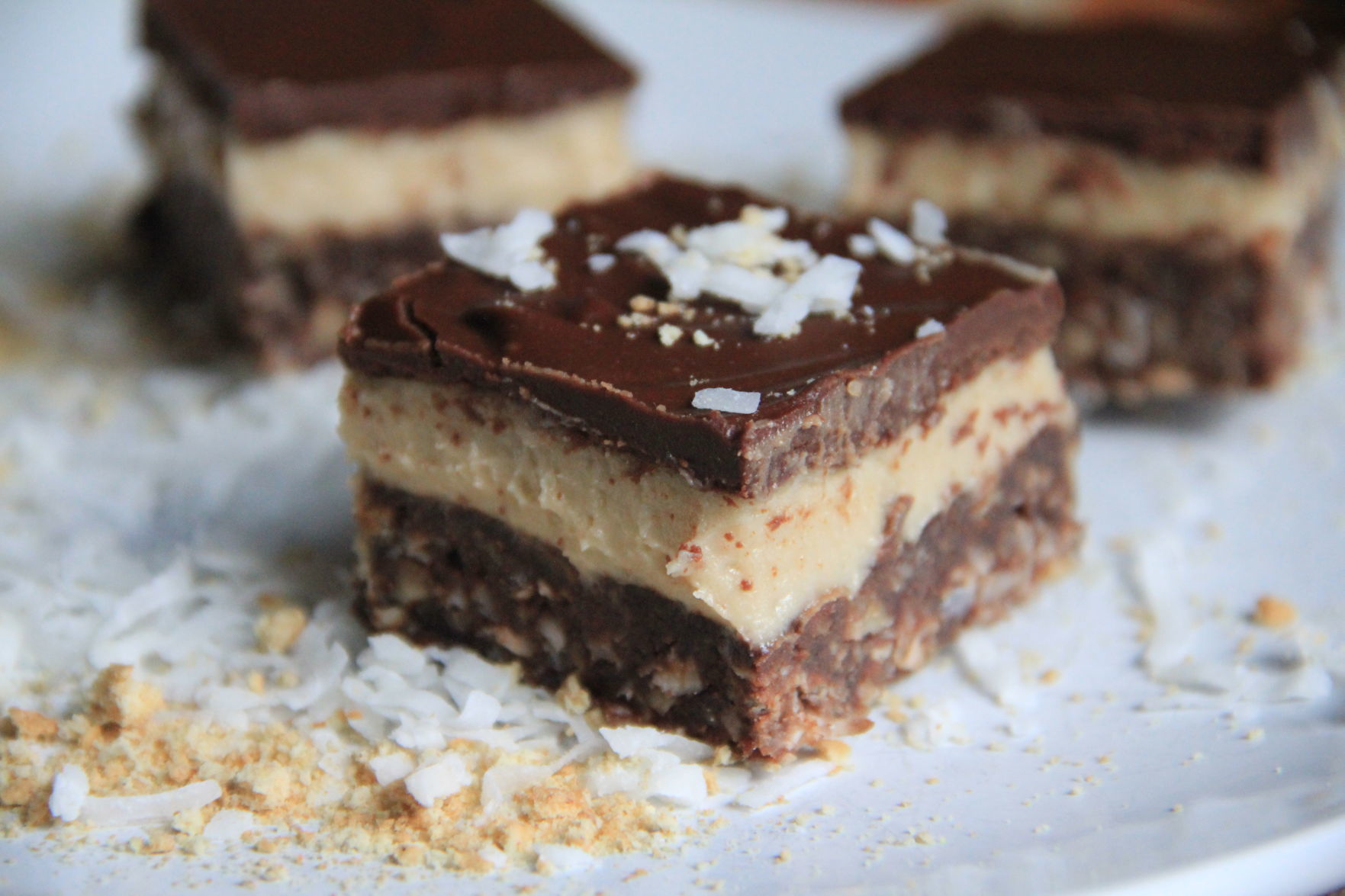 Salted Tahini Nanaimo Bars
